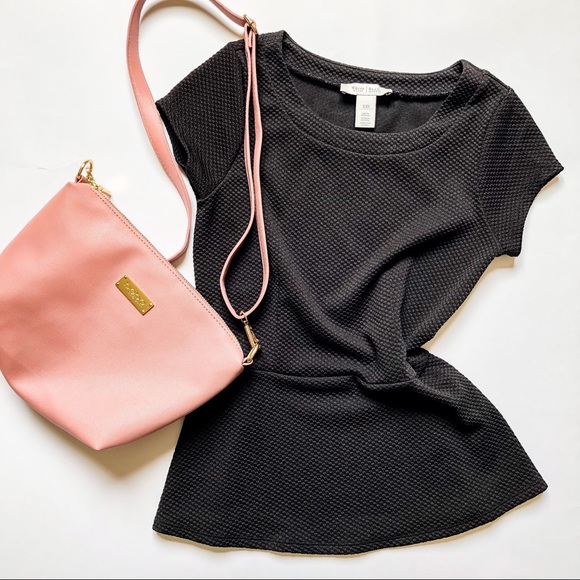 White House Black Market Tops - White House Black Market peplum top; size XXS White House Black Market Tops - White House Black Market peplum top; size XXS